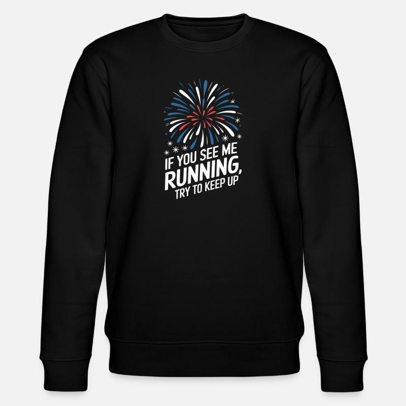 Pyrotechnics Fireworks Pyrotechnics - Stanley/Stella CHANGER Unisex Organic Sweatshirt - black