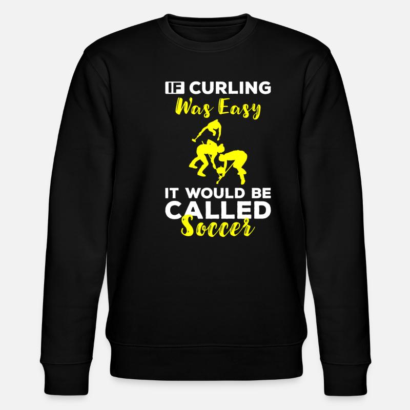 Curler Ice Curl Athlete - Stanley/Stella CHANGER Unisex Organic Sweatshirt - black