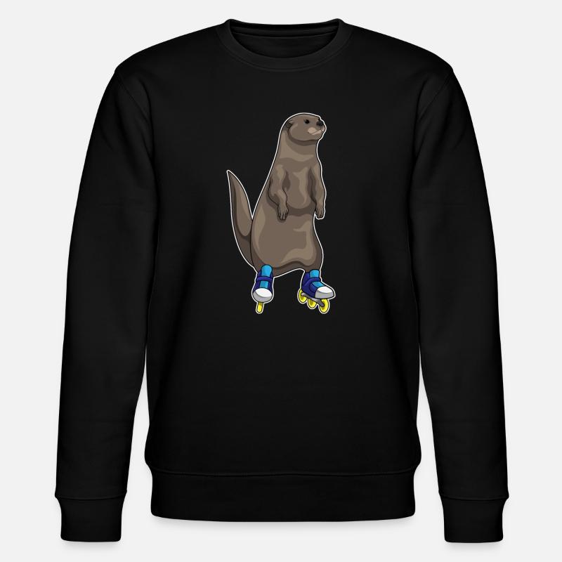 Otter Inline skating Inline skates - Stanley/Stella Unisex Bio-Sweatshirt CHANGER - Schwarz
