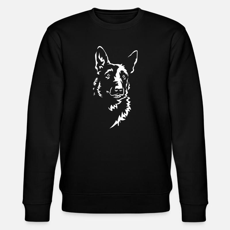 Malinois Head « Black Edition » - Sweat bio CHANGER Stanley/Stella Unisexe - noir