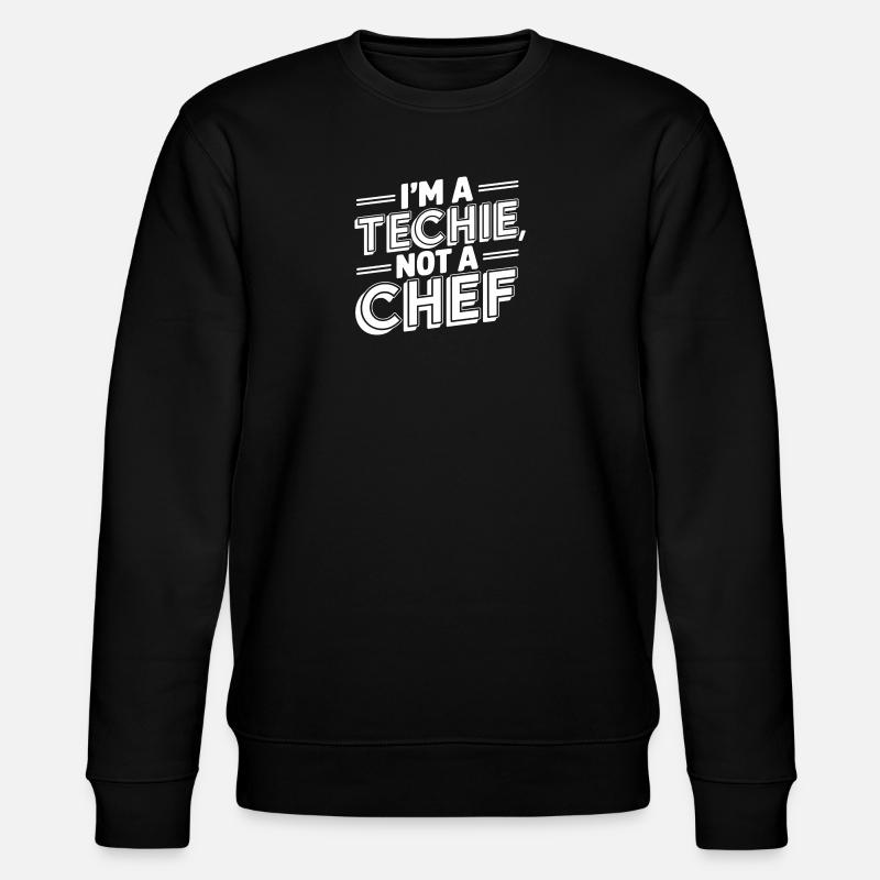 Technicien Pas Chef Technicien Programmeur IT - Sweat bio CHANGER Stanley/Stella Unisexe - noir