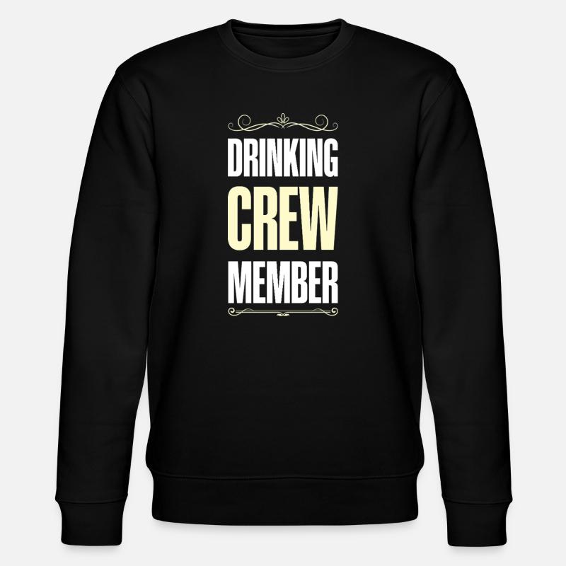Drinking Crew - Stanley/Stella Unisex Bio-Sweatshirt CHANGER  - Schwarz