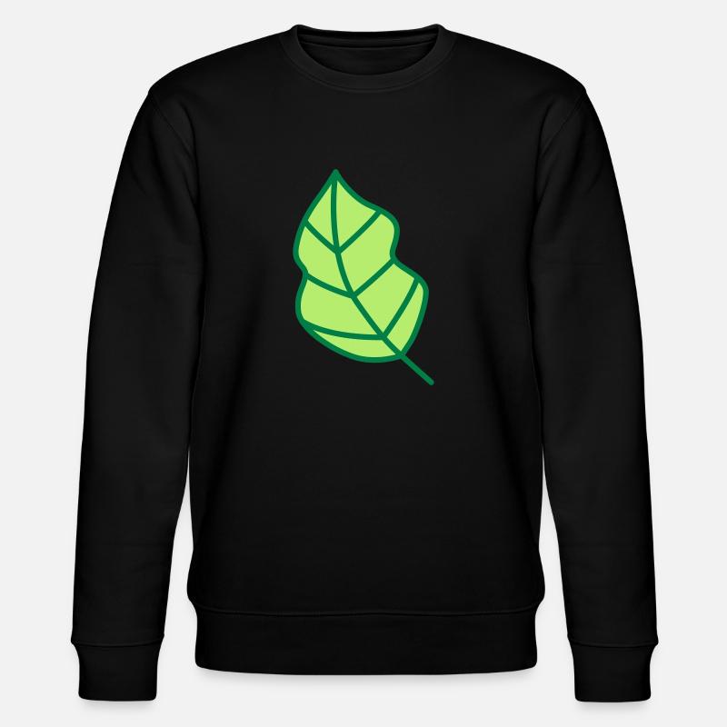 feuille - Sweat bio CHANGER Stanley/Stella Unisexe - noir