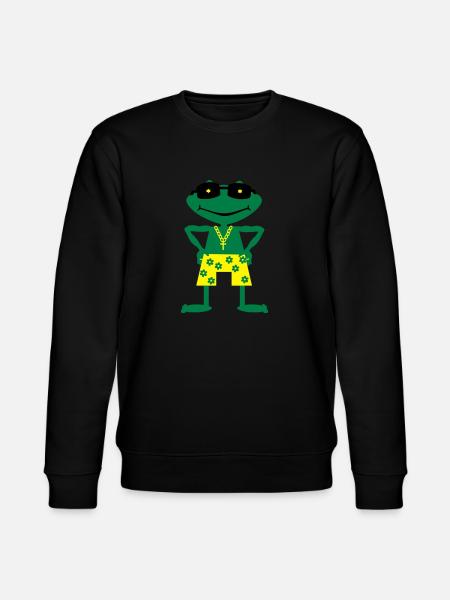 Frog - Stanley/Stella CHANGER Unisex Organic Sweatshirt - black