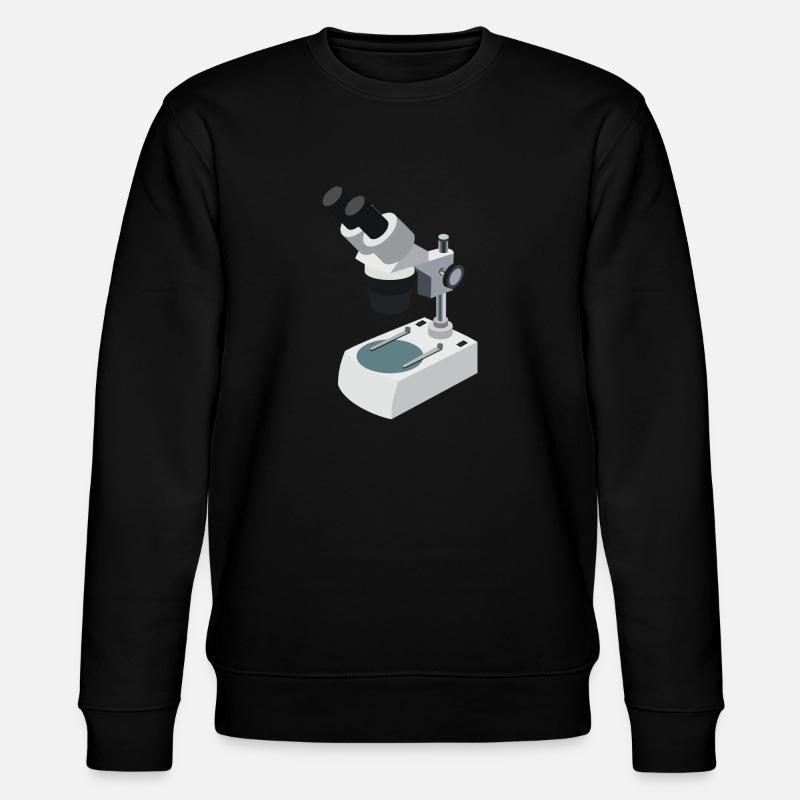 microscope - Stanley/Stella CHANGER Unisex Organic Sweatshirt - black