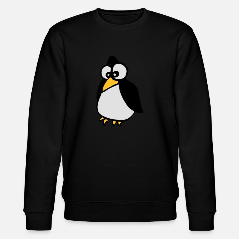 Pinguin - Stanley/Stella Unisex Bio-Sweatshirt CHANGER  - Schwarz