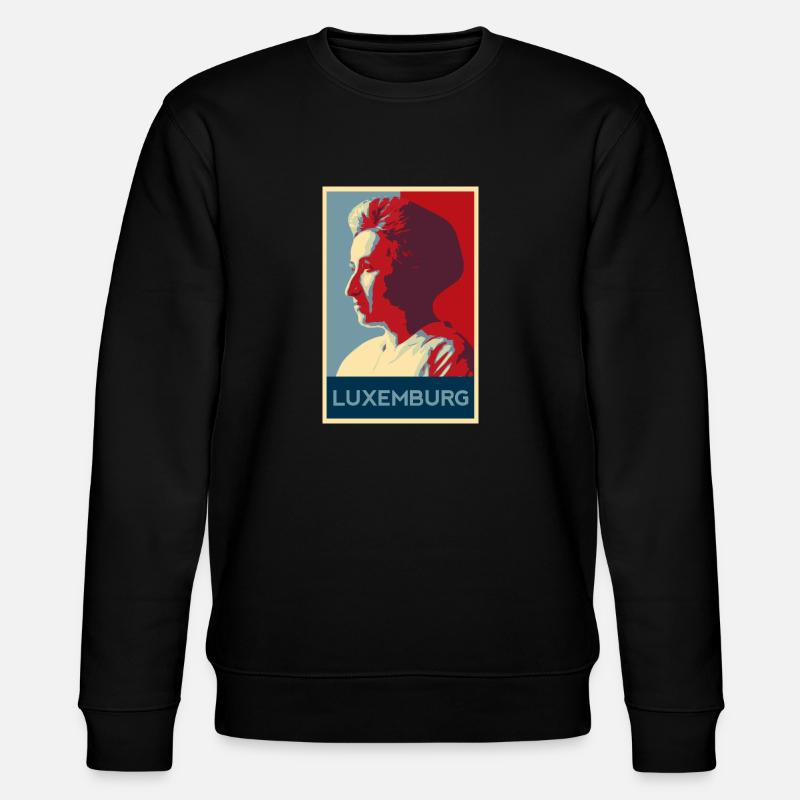 Rosa Luxemburg - Stanley/Stella Unisex Bio-Sweatshirt CHANGER  - Schwarz