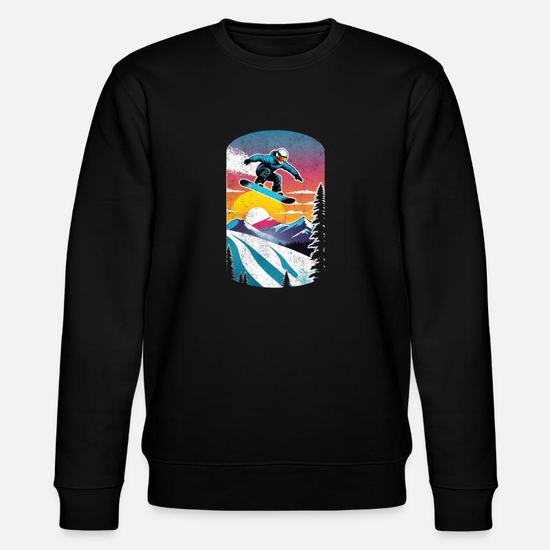 snowboard neige et ski - Sweat bio CHANGER Stanley/Stella Unisexe - noir