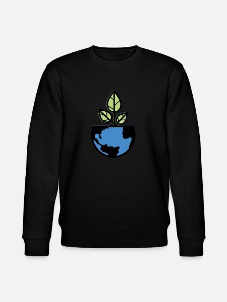 Planet Earth - Stanley/Stella CHANGER Unisex Organic Sweatshirt - black