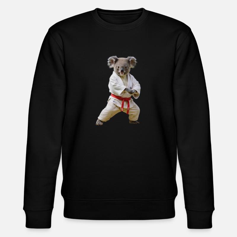 Sport Koala - Stanley/Stella Unisex Bio-Sweatshirt CHANGER  - Schwarz