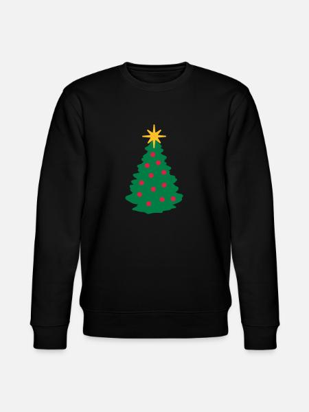 Christmas Tree - Stanley/Stella CHANGER Unisex Organic Sweatshirt - black
