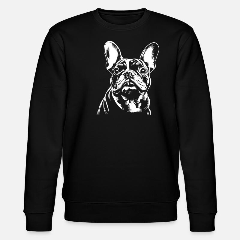 Frenchie - Fan de chiens - Sweat bio CHANGER Stanley/Stella Unisexe - noir