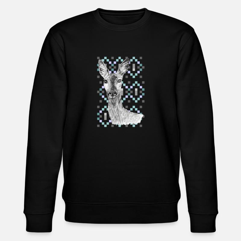 Roe - Stanley/Stella CHANGER Unisex Organic Sweatshirt - black