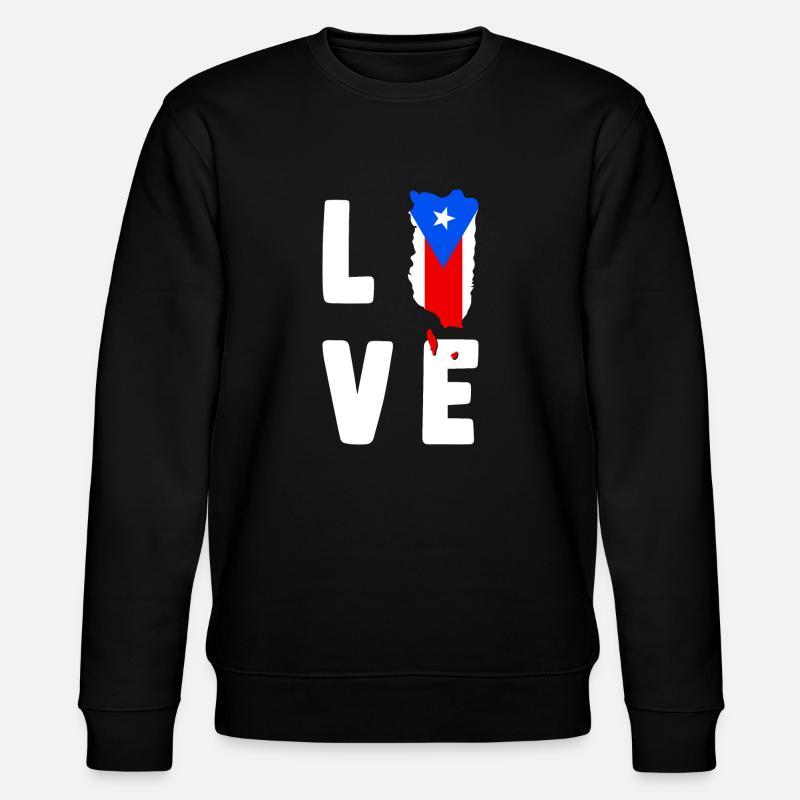 Puerto Rico - Stanley/Stella Unisex Bio-Sweatshirt CHANGER - Schwarz