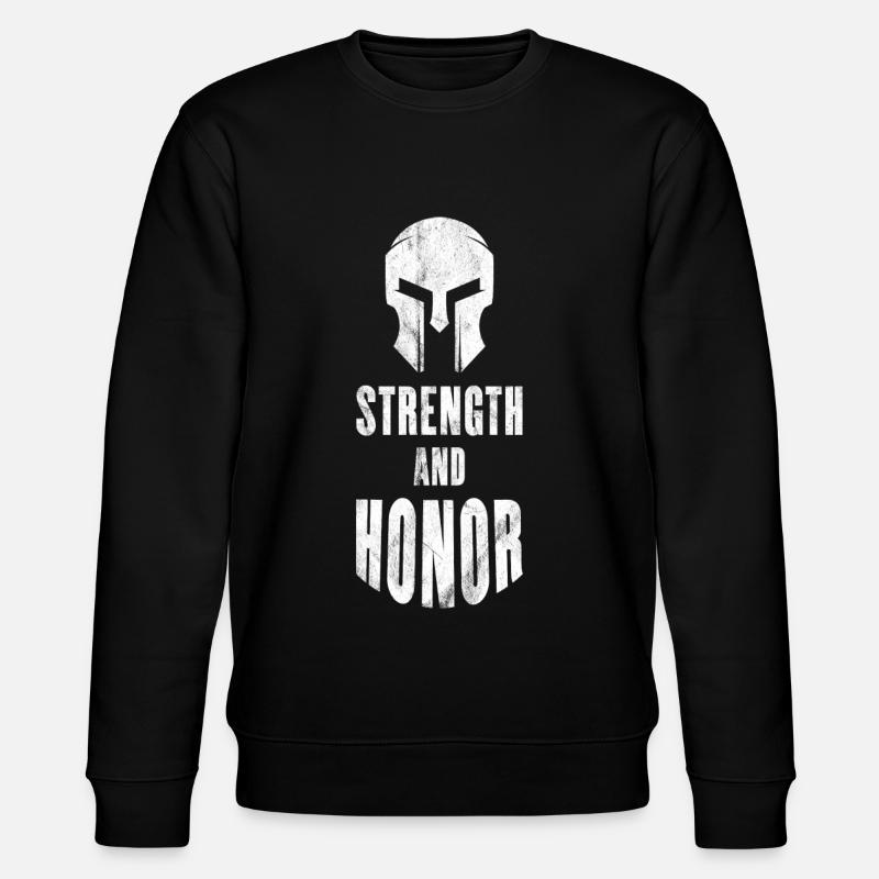 Siła i honor - Gladiator - Ekologiczna bluza unisex Stanley/Stella CHANGER  - czarny