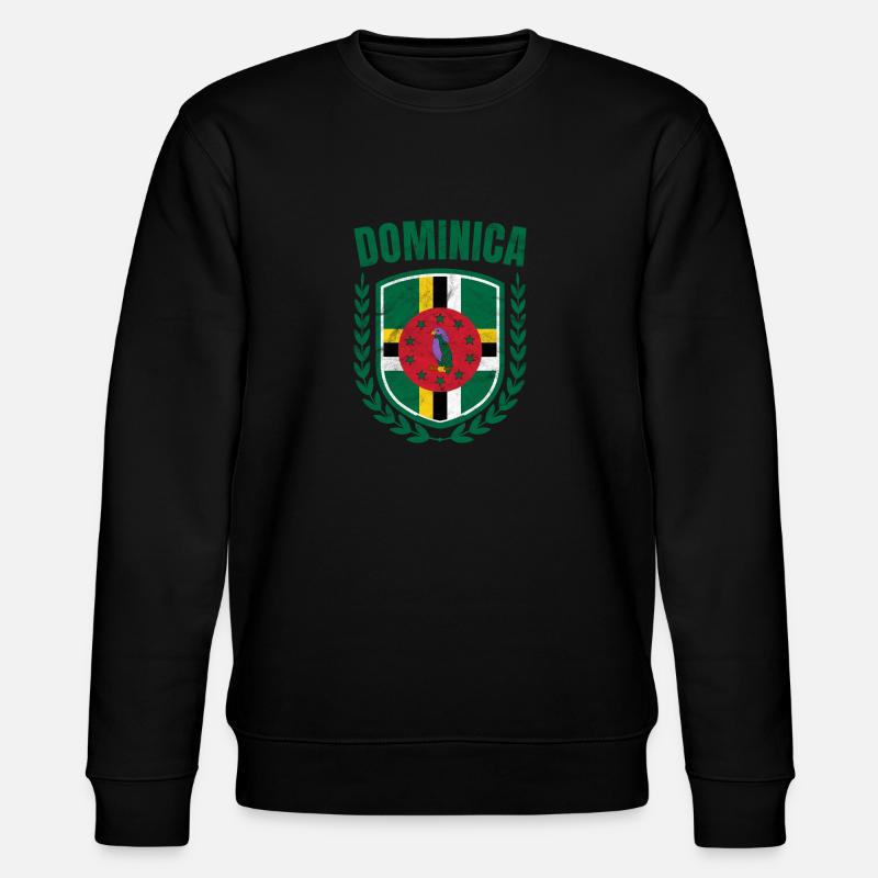 Dominica - Stanley/Stella Unisex Bio-Sweatshirt CHANGER  - Schwarz