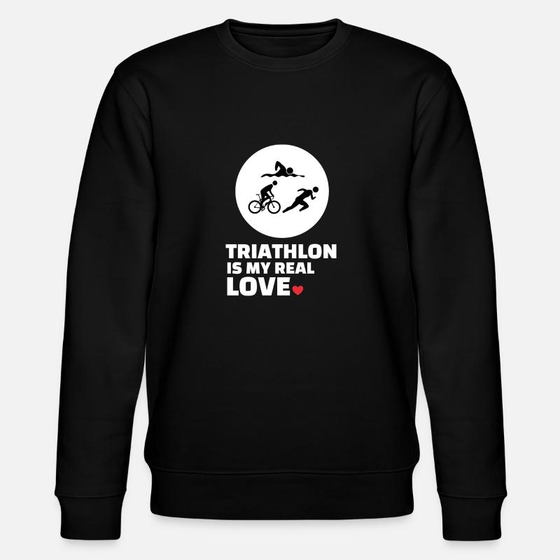 J’adore le triathlon - Sweat bio CHANGER Stanley/Stella Unisexe - noir
