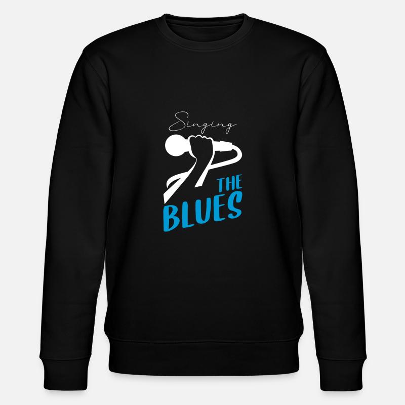Singing the Blues - Stanley/Stella Unisex Bio-Sweatshirt CHANGER  - Schwarz