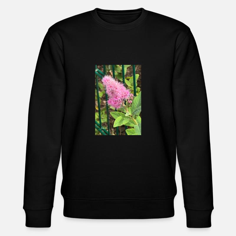Rosa Blume - Stanley/Stella Unisex Bio-Sweatshirt CHANGER  - Schwarz