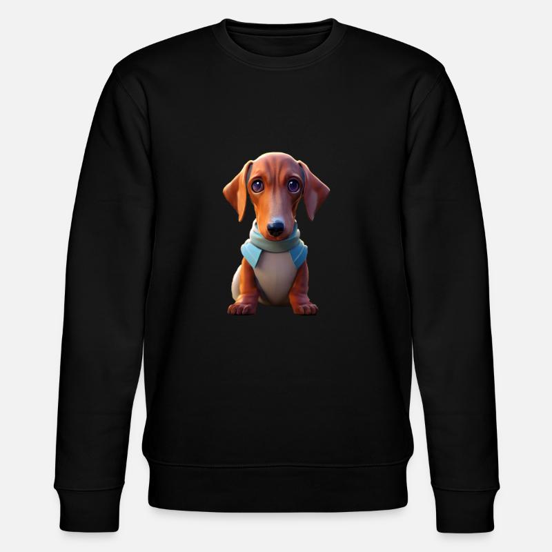 Teckel Chien - Teckel - Sweat bio CHANGER Stanley/Stella Unisexe - noir