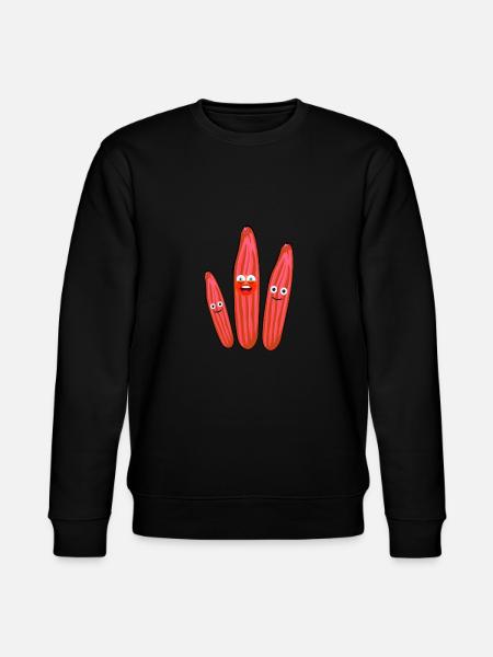 Concombre,Concombre de fête,Concombre Rieur - Sweat bio CHANGER Stanley/Stella Unisexe - noir