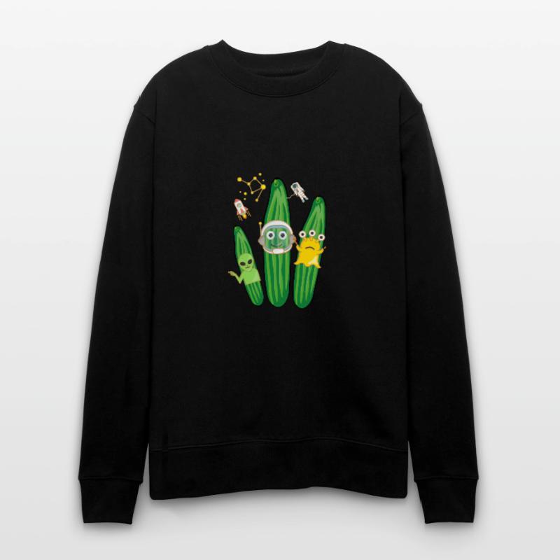 Trio de concombre,Concombre,Concombre,Concombre,Concombre,Concombre,Espace, Alien Sweat bio CHANGER Stanley/Stella Unisexe