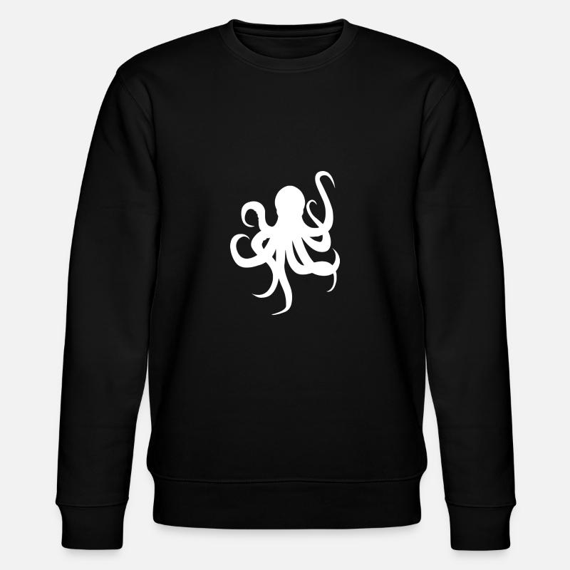 Krake - Stanley/Stella Unisex Bio-Sweatshirt CHANGER  - Schwarz