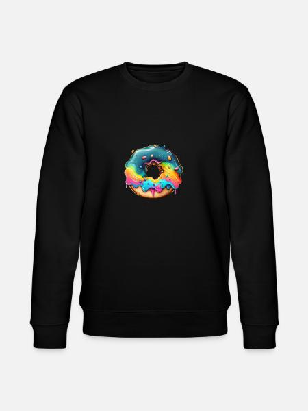 DONUT - CREME - Sweat bio CHANGER Stanley/Stella Unisexe - noir