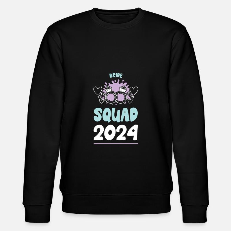 Bride Squad 2024 Team - Stanley/Stella Unisex Bio-Sweatshirt CHANGER  - Schwarz
