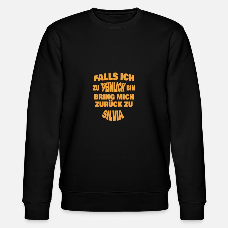 Silvia - Stanley/Stella Unisex Bio-Sweatshirt CHANGER  - Schwarz