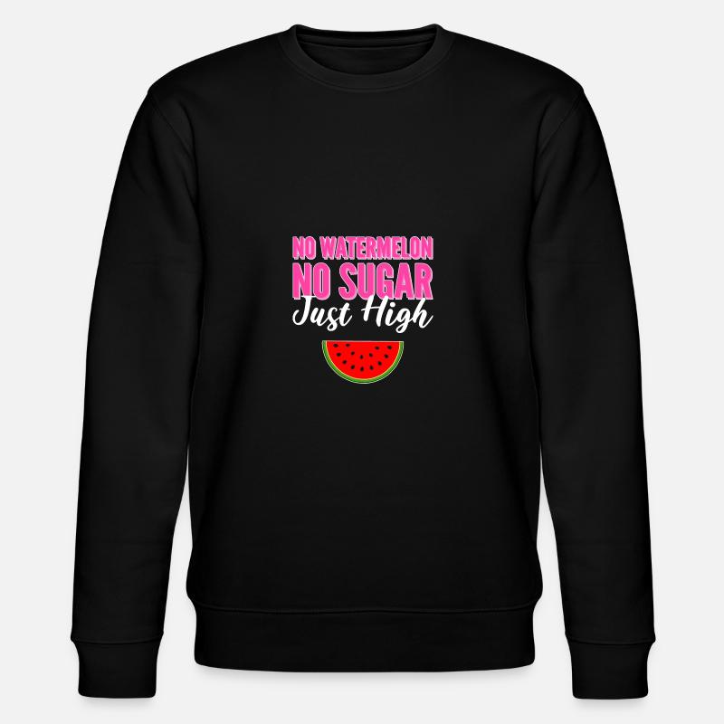 Nur hoch Süßooth Geschenk - Stanley/Stella Unisex Bio-Sweatshirt CHANGER  - Schwarz