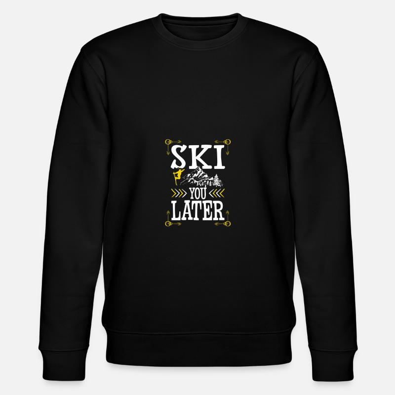 ski ski - Sweat bio CHANGER Stanley/Stella Unisexe - noir