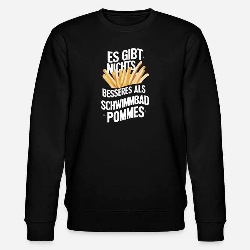 Frites, frites, restauration rapide - Sweat bio CHANGER Stanley/Stella Unisexe - noir