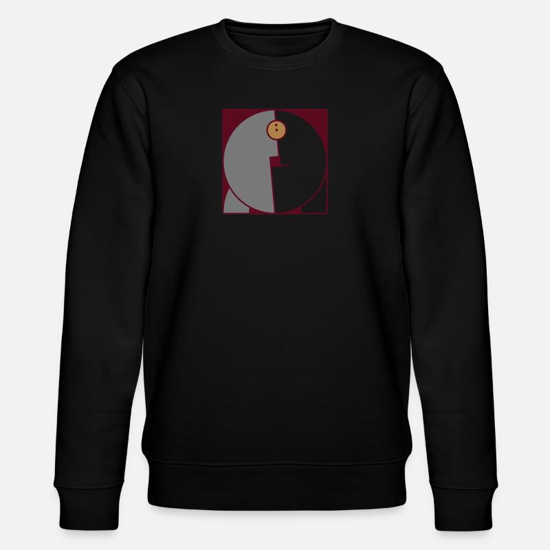 Paire 2, combinable avec un motif partenaire - Sweat bio CHANGER Stanley/Stella Unisexe - noir