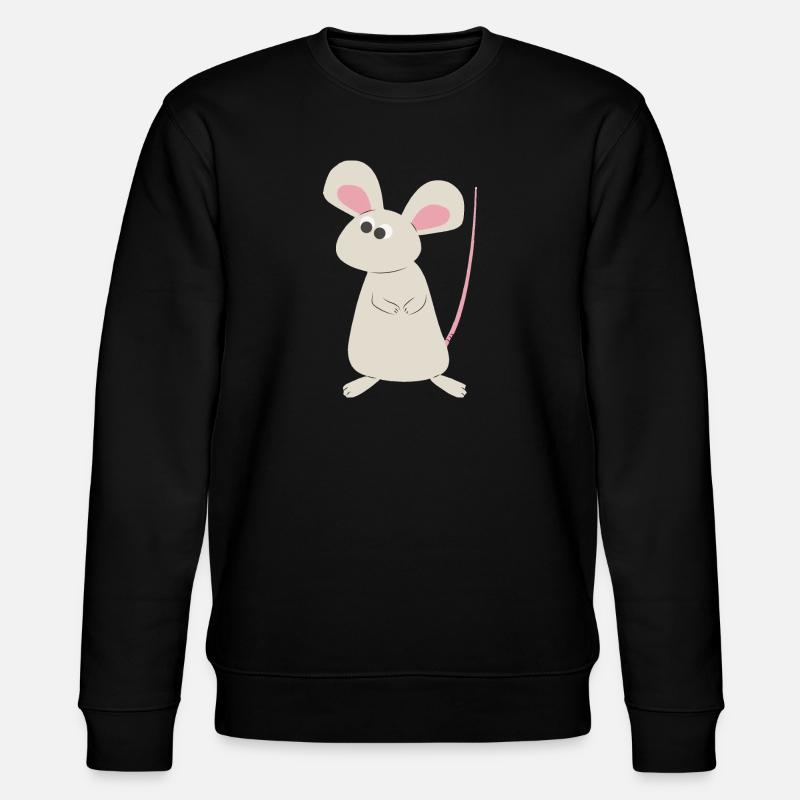 Clever mouse - Stanley/Stella CHANGER Unisex Organic Sweatshirt - black