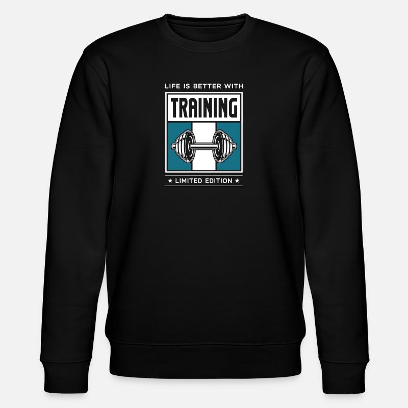 Training - Stanley/Stella Unisex Bio-Sweatshirt CHANGER - Schwarz