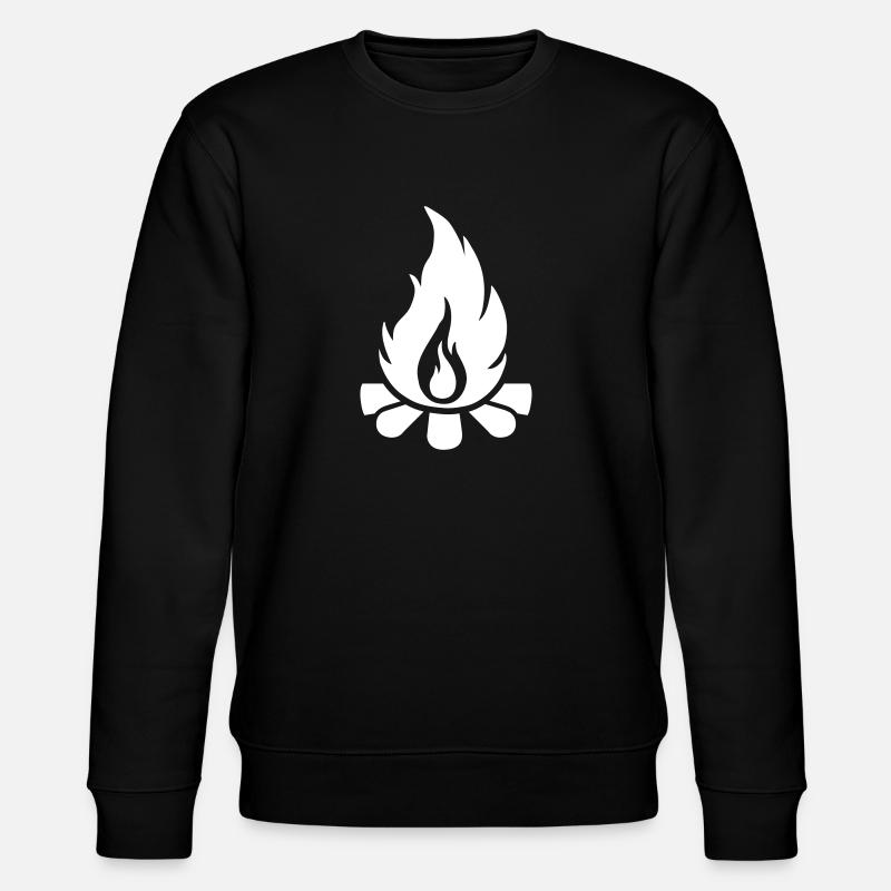 Camping - Stanley/Stella Unisex Bio-Sweatshirt CHANGER  - Schwarz