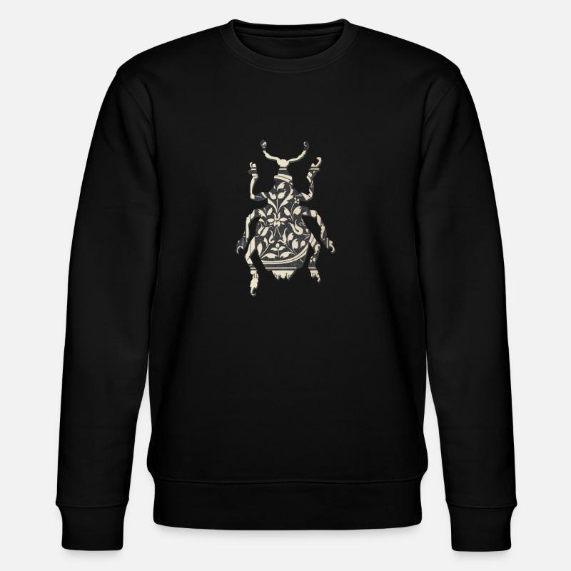 Rüsselkäfer - Stanley/Stella Unisex Bio-Sweatshirt CHANGER  - Schwarz
