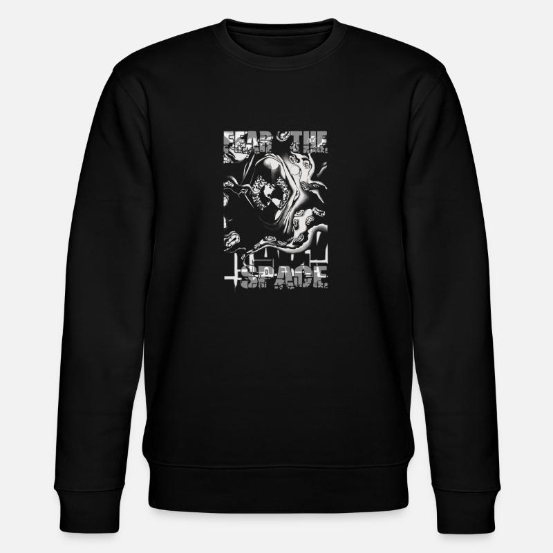 Krakeweiß - Stanley/Stella Unisex Bio-Sweatshirt CHANGER  - Schwarz