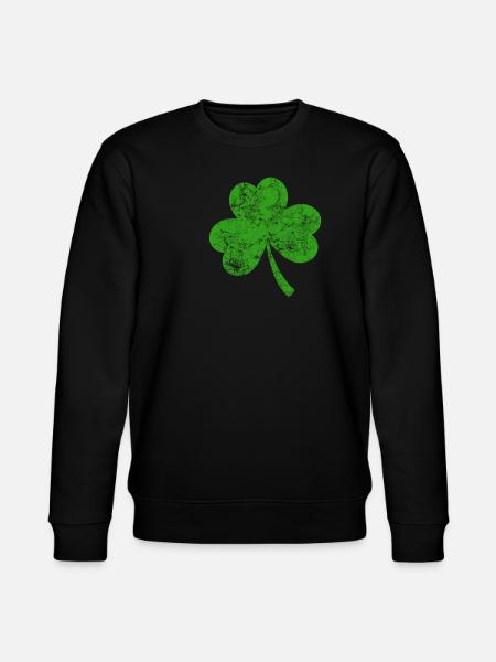 Trèfle - Saint-Patrick - Irlande - Sweat bio CHANGER Stanley/Stella Unisexe - noir