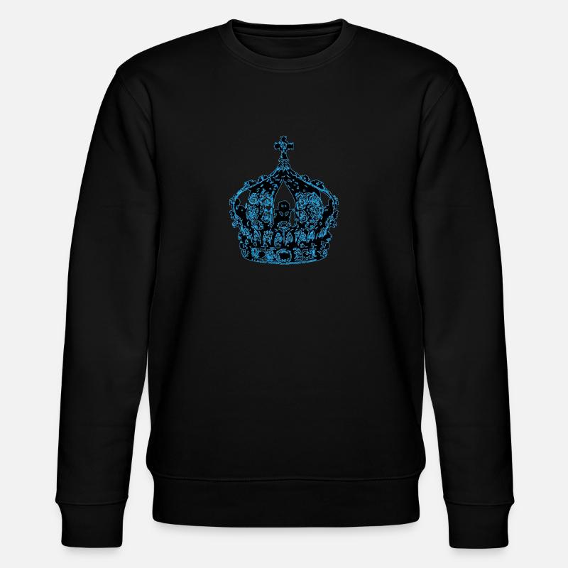 couronne bleu - Sweat bio CHANGER Stanley/Stella Unisexe - noir