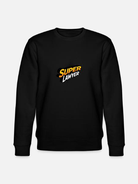 Superadvokat-T-skjorte: Vis frem superkreftene dine - Stanley/Stella CHANGER økologisk unisex-sweatshirt - svart