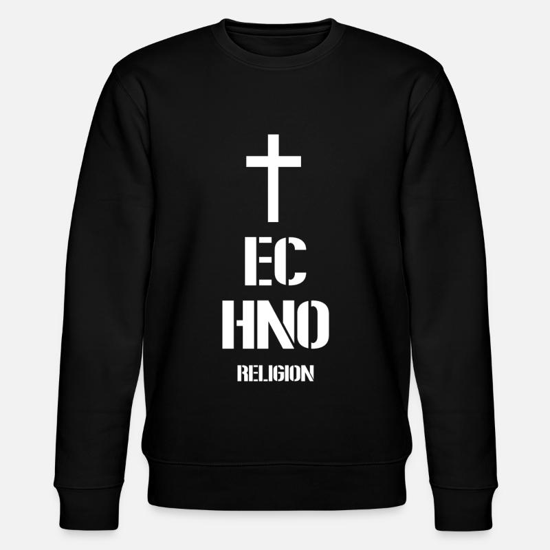 Techno - Stanley/Stella CHANGER Unisex Organic Sweatshirt - black