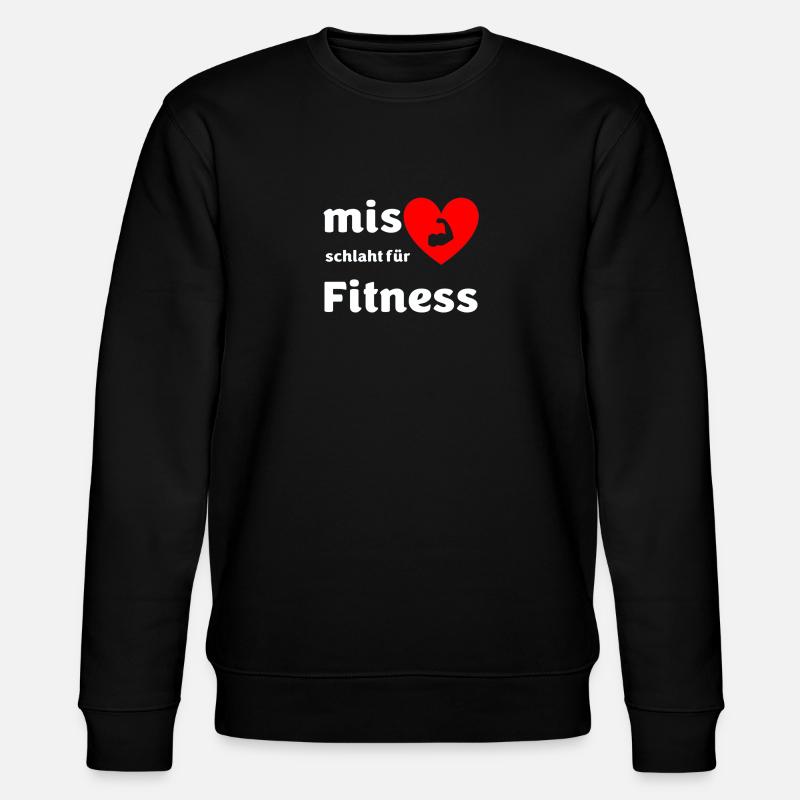 Fitness berndeutsch - Stanley/Stella Unisex Bio-Sweatshirt CHANGER - Schwarz