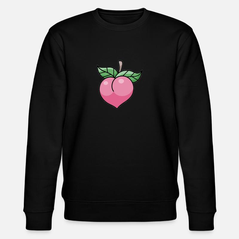 Pinker Pfirsich - Stanley/Stella Unisex Bio-Sweatshirt CHANGER  - Schwarz