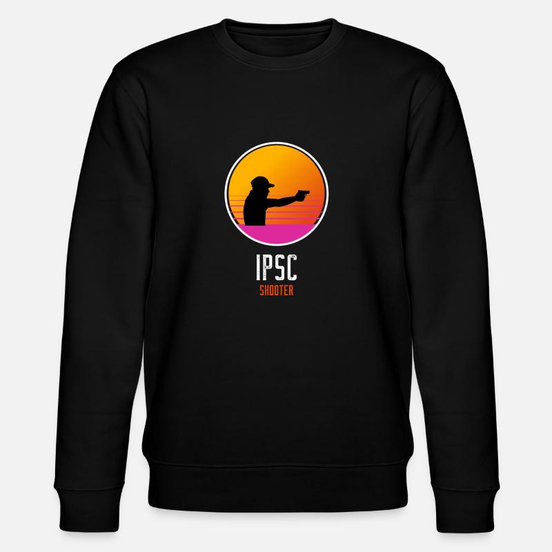 IPSC-Shooter - Stanley/Stella Unisex Bio-Sweatshirt CHANGER  - Schwarz