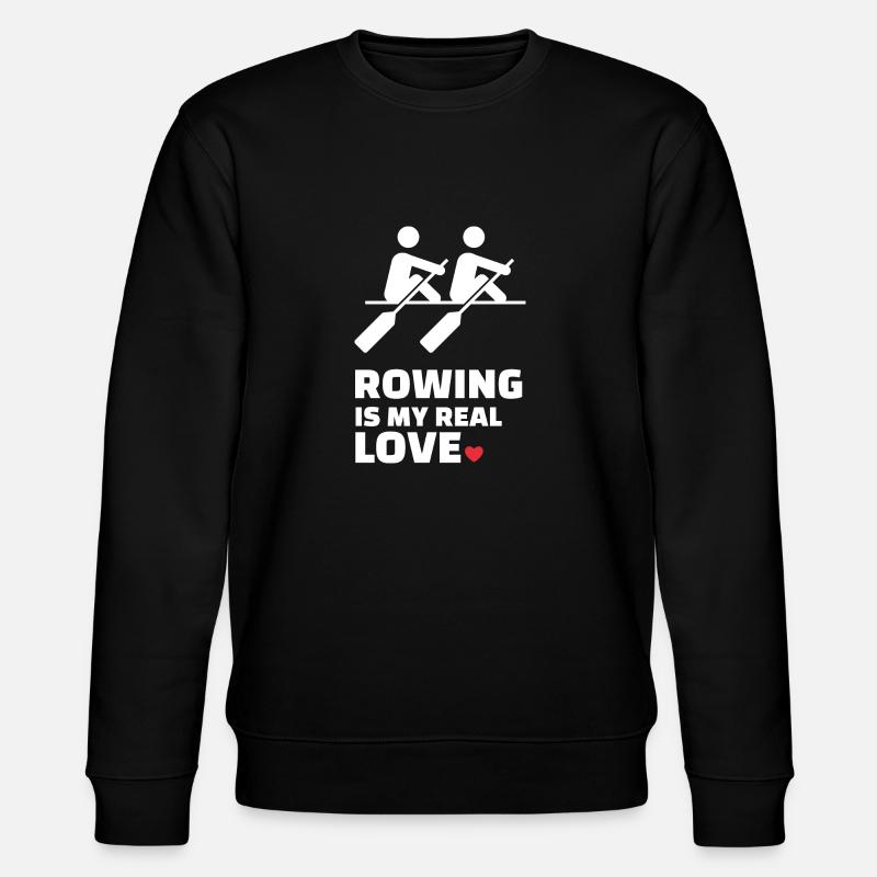 J’adore l’aviron - Sweat bio CHANGER Stanley/Stella Unisexe - noir
