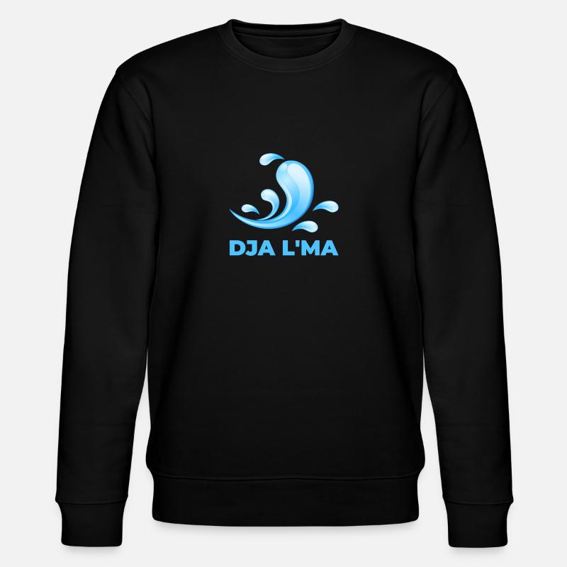 Dja l'ma - Stanley/Stella Unisex Bio-Sweatshirt CHANGER  - Schwarz