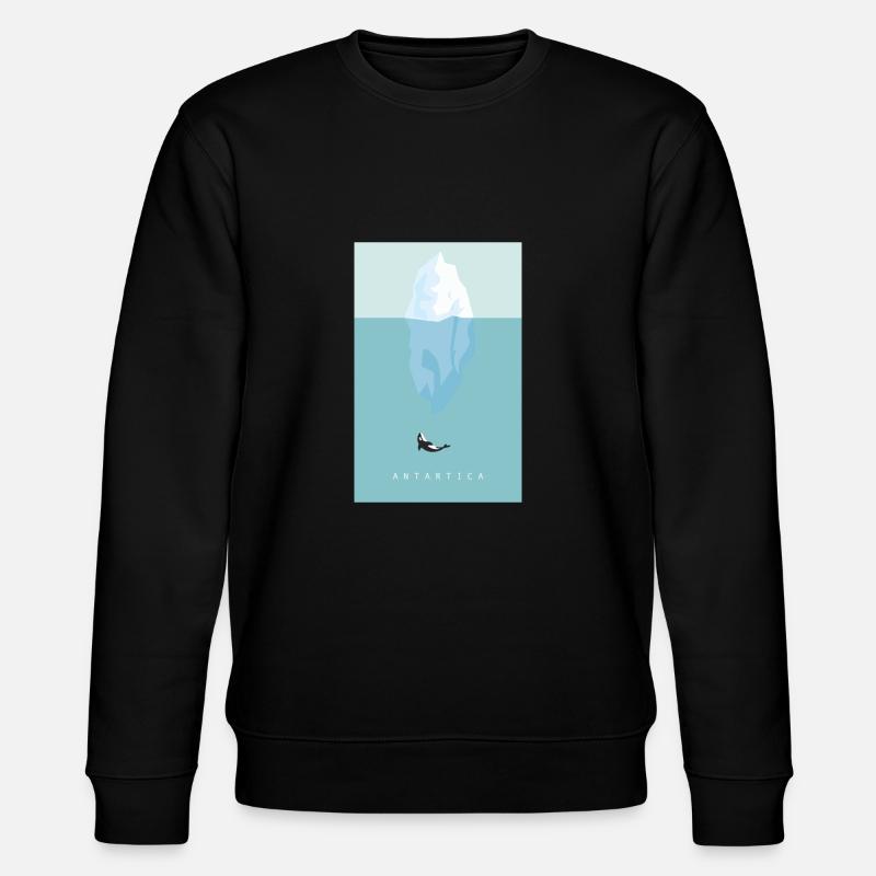 Antarctica - Stanley/Stella CHANGER Unisex Organic Sweatshirt - black