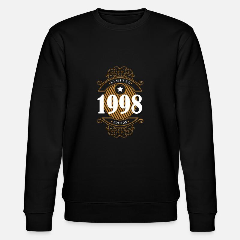 1998 Anniversaire en édition limitée - Sweat bio CHANGER Stanley/Stella Unisexe - noir